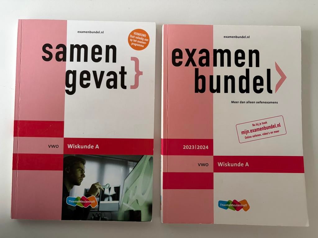 Examenbundels VWO Wiskunde A 2023/2024, Boeken, Schoolboeken, Ophalen of Verzenden, Zo goed als nieuw, VWO