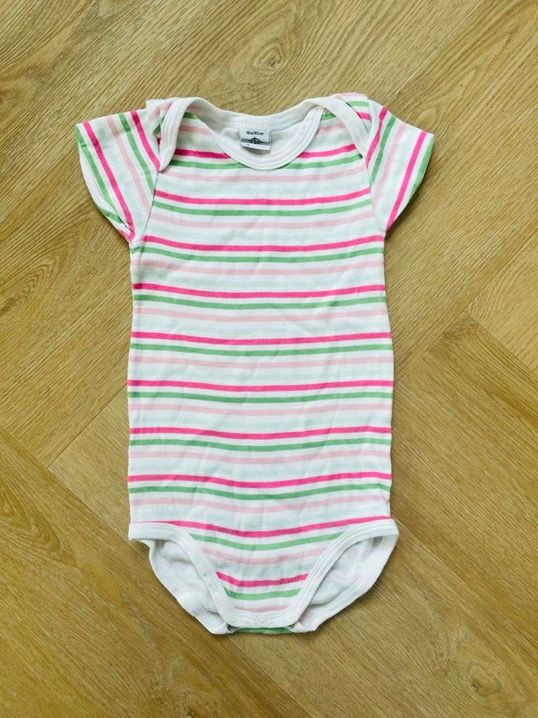 Petit Bateau Schattige gestreepte romper maat 80, Verzenden, Nieuw, Meisje, Nacht- of Onderkleding