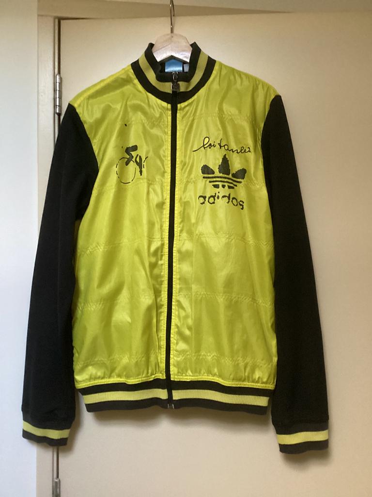 Vintage Adidas Originals racefiets jas jasje Campagnolo era, Overige merken, Gebruikt, Ophalen of Verzenden, 10 tot 15 versnellingen