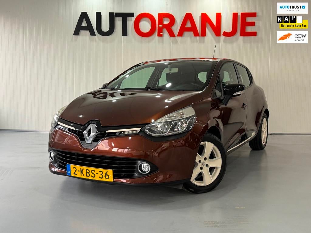 Renault Clio 0.9 TCe Expression-Airco-Navi-Cruise-NAP!, Voorwielaandrijving, 540 kg, Bruin, 23 km/l