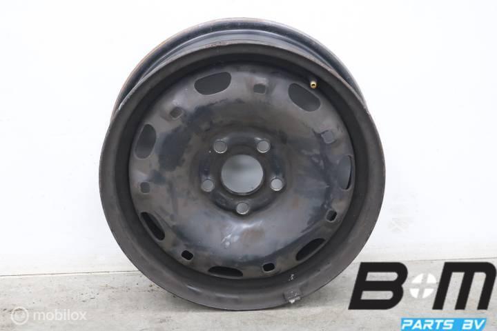 1 losse 14 inch stalen velgen VW Fox / Polo 9N 6Q0601027R, Auto-onderdelen, Banden en Velgen, Gebruikt, Velg(en)