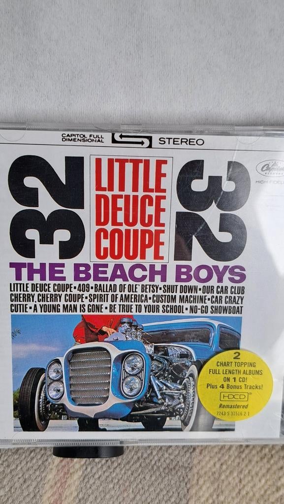 Cd  the beach boys.,little deuce coupe / all summer long, Ophalen of Verzenden, 1960 tot 1980, Zo goed als nieuw