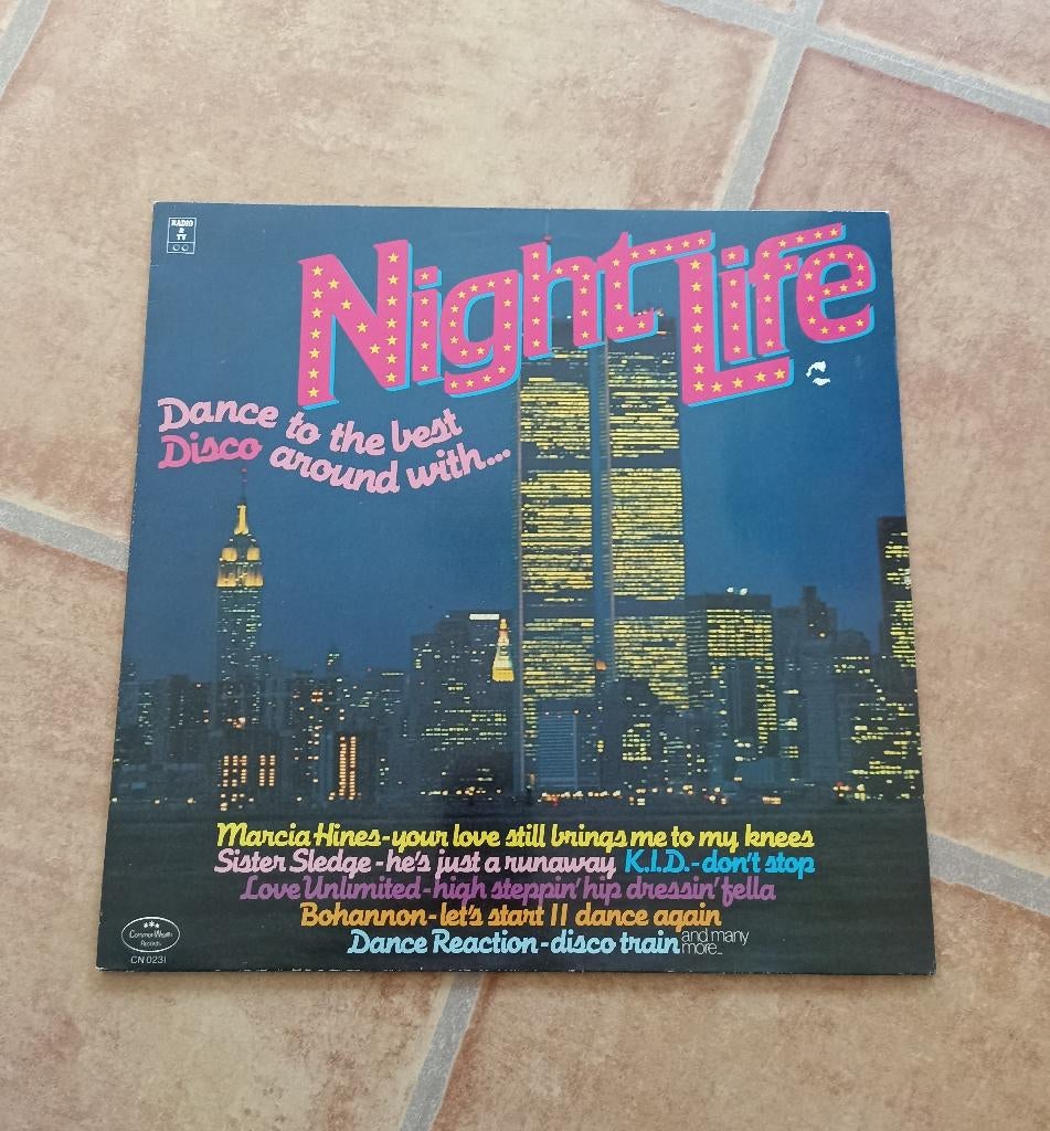 LP NightLife -Whispers/LoveUnlimited/Odyssey/Pino d'Angio, Ophalen of Verzenden, 1980 tot 2000, Gebruikt, 12 inch
