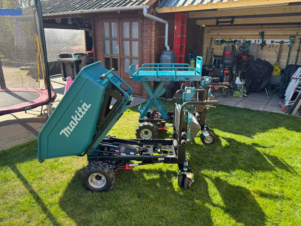 Makita kruiwagen | dumper m elektrische kiepbak DCU602Z, Ophalen, Nieuw, Elektrisch