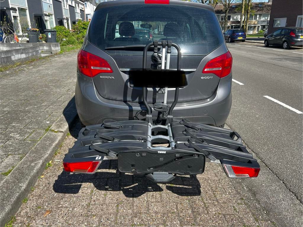 Thule easyfold XT 934 fietsendrager voor 3-fietsen, Auto diversen, Fietsendragers, Zo goed als nieuw, Trekhaakdrager, Ophalen