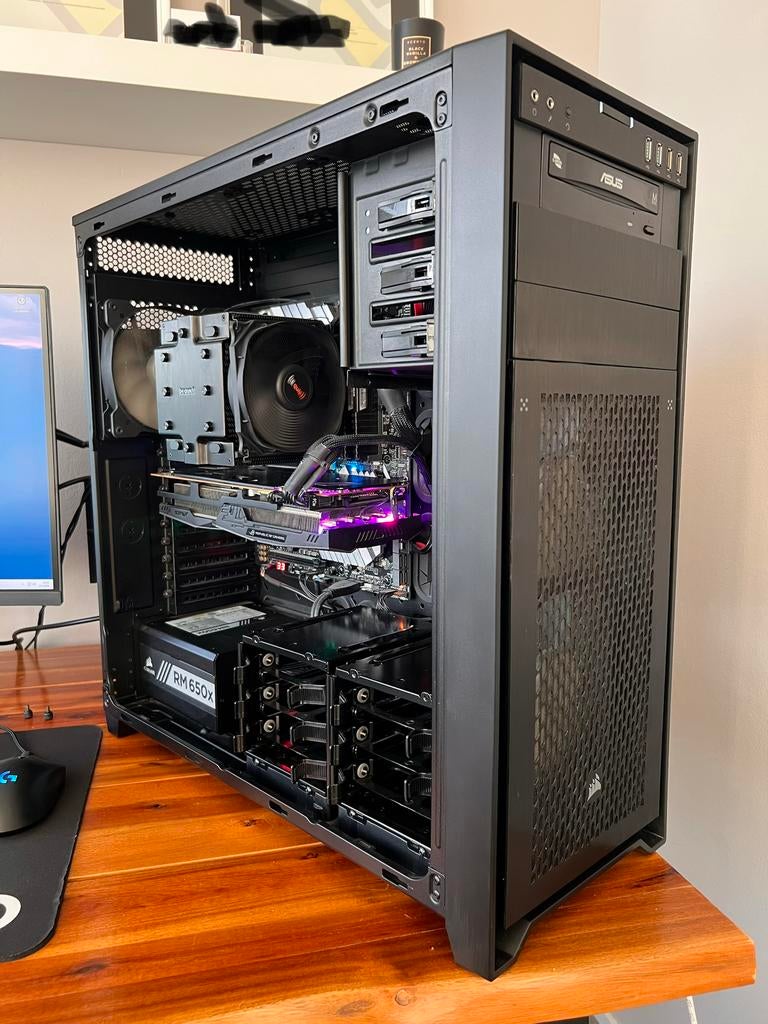 Gaming PC Desktop AMD Ryzen TR 2950X, 32GB, SSD, Win 11, Overige genres, 1 speler, Ophalen of Verzenden, Zo goed als nieuw