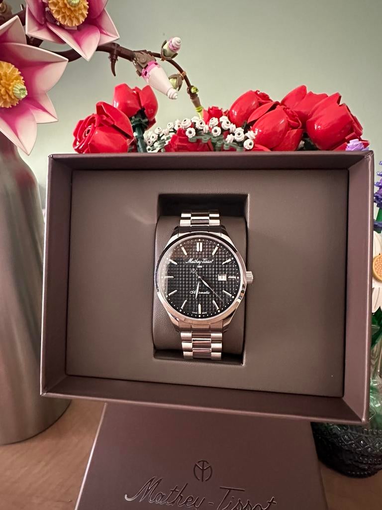 Mathey Tissot Automatic swiss made, Overige merken, Staal, Staal, Polshorloge
