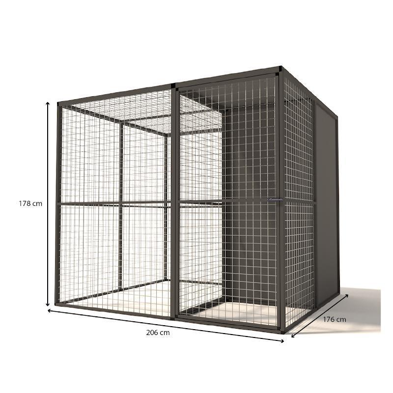 Voliere aluminium Yara | model 2