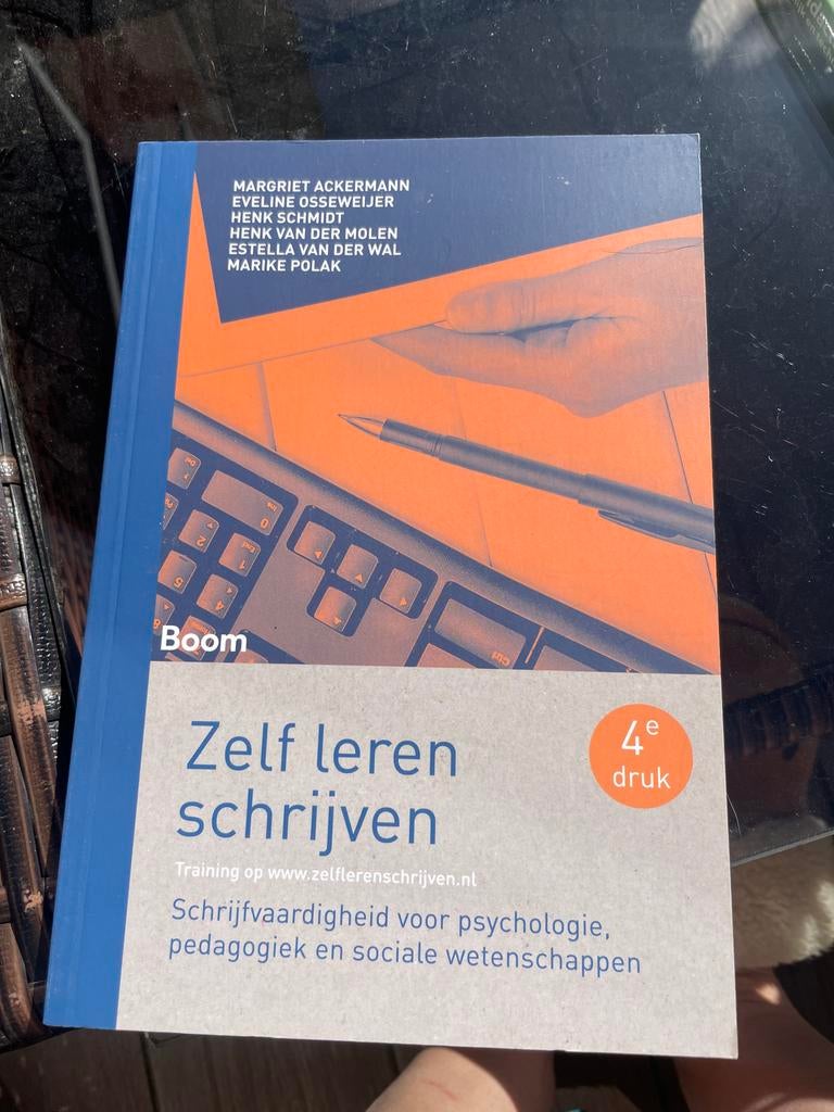 Zelf leren schrijven - 4e druk (Psychologie, Pedagogiek), Boeken, Studieboeken en Cursussen, Ophalen of Verzenden, Gamma, Zo goed als nieuw