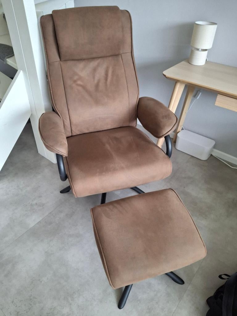 Relax stoel, Huis en Inrichting, Ophalen, Gebruikt, 75 tot 100 cm, Stof