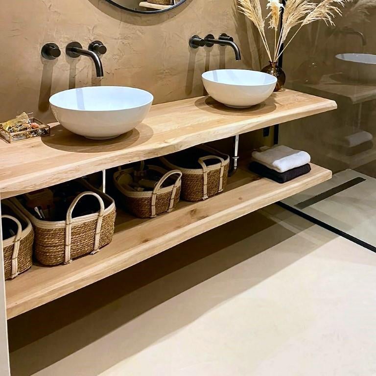 Eikenhout | wandplank | eiken plank | 40mm | werkblad | boom, Huis en Inrichting, Ophalen, Nieuw