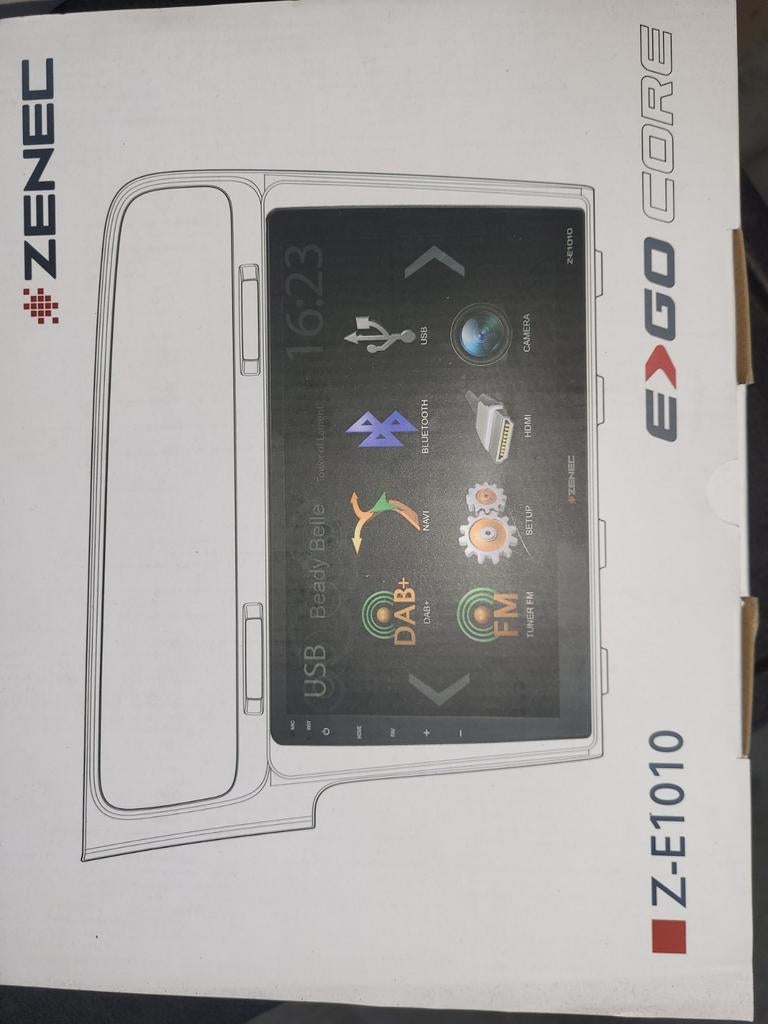 Nieuw Zenec Z-E1010 Autoradio Navigatie, Ophalen of Verzenden, Gebruikt
