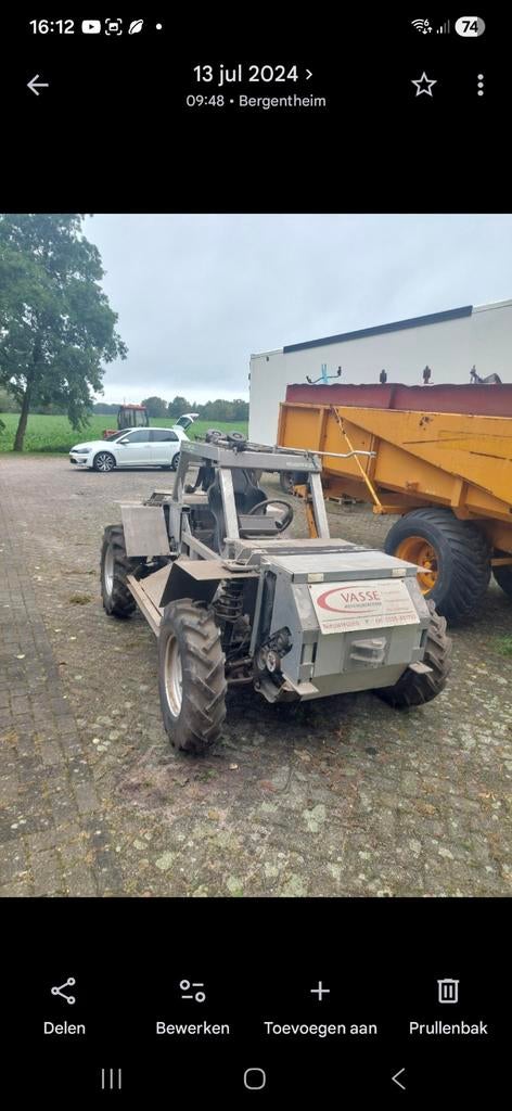 Cross buggy (mud racing) 4x4 met 2 motoren, Ophalen of Verzenden, Gebruikt, Renault
