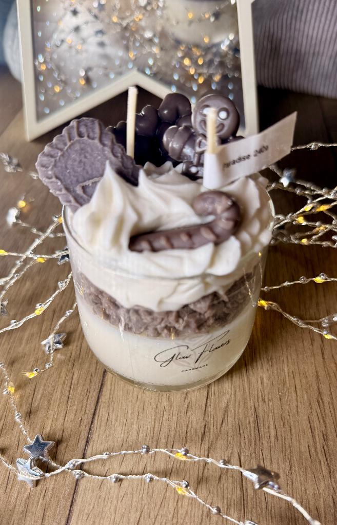 Winter soya candle perfum, Overige materialen, Verzenden, Bruin, Nieuw