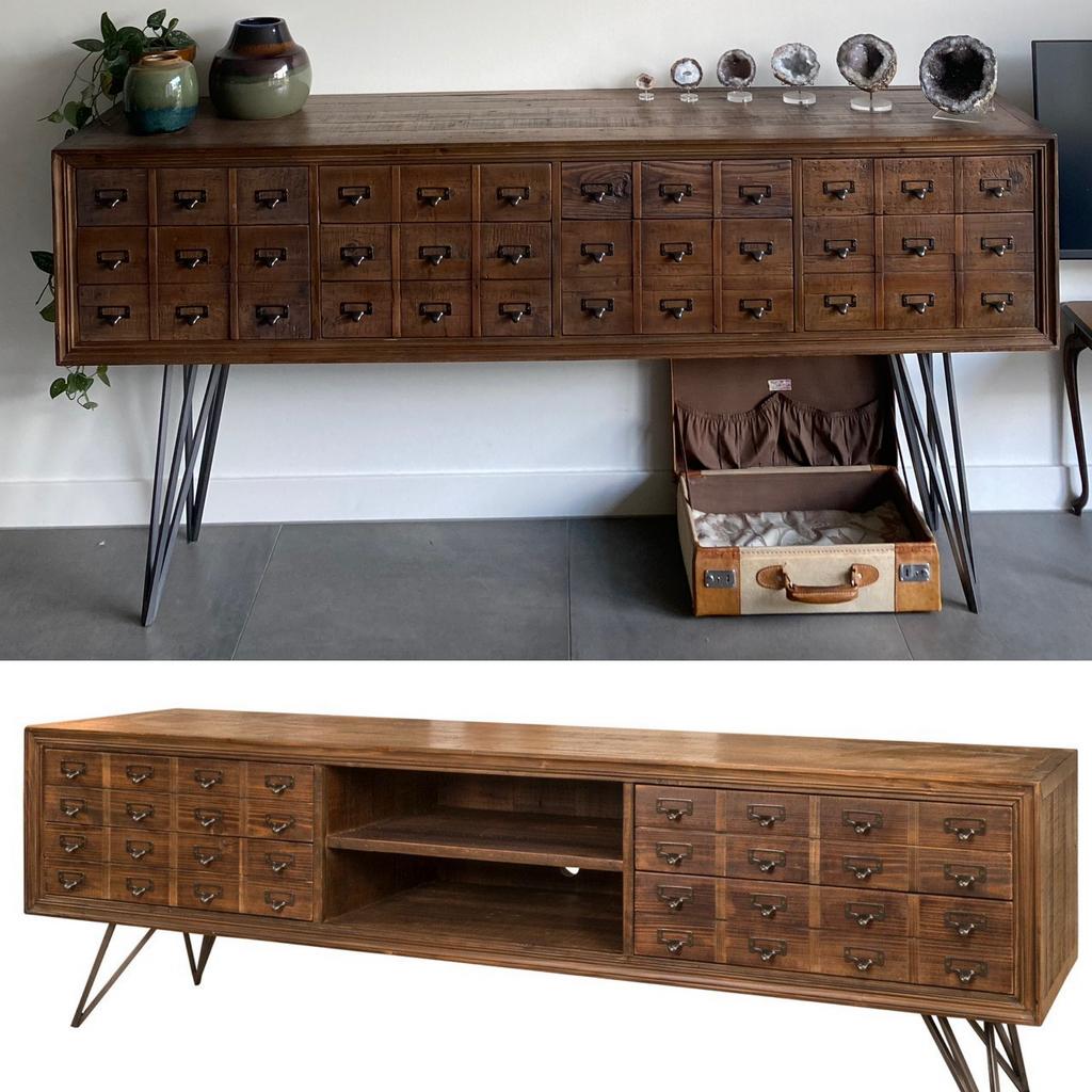 Richmond tvmeubel tvkast dressior klassiek vintage meubelset, Huis en Inrichting, Ophalen, 150 tot 200 cm, Zo goed als nieuw, Met lade(s)