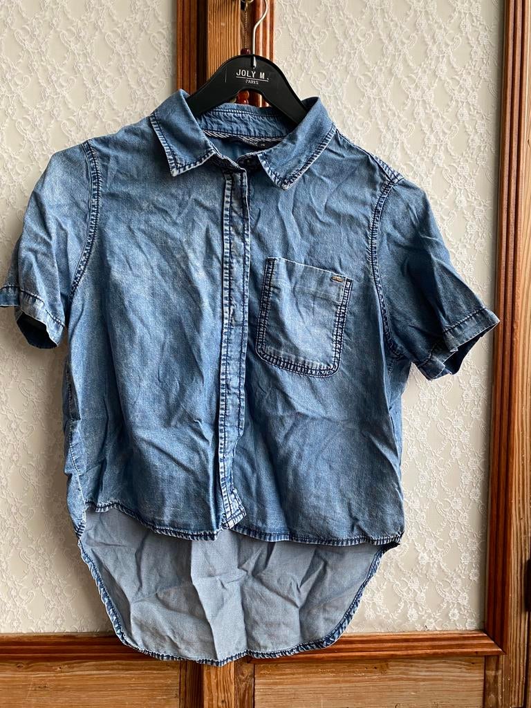 Spijkerblouse, Only, Blauw, Ophalen of Verzenden, Zo goed als nieuw