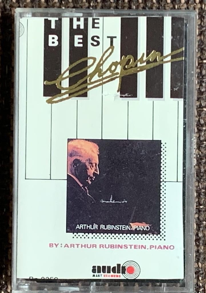 Arthur Rubinstein ,Chopin Muziekcassette, Kamermuziek, Overige formaten, Ophalen of Verzenden, Romantiek