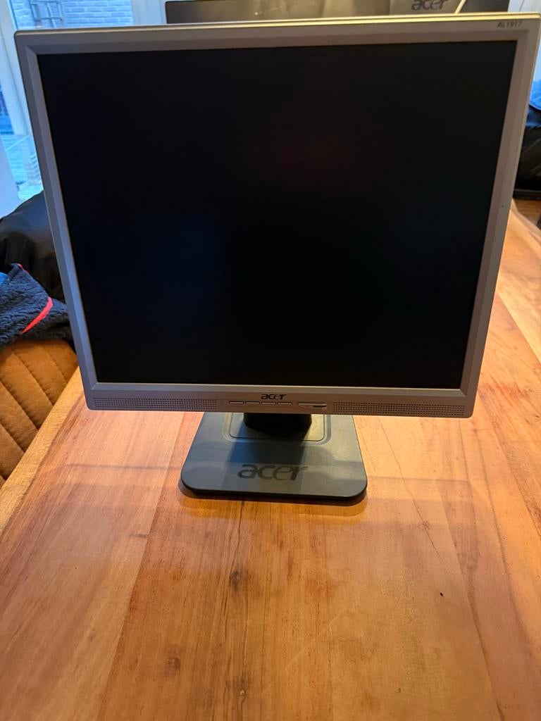 Acer AL1917 19 inch LCD Monitor - 1280x1024, Ophalen, Gebruikt, VGA, Overige resoluties