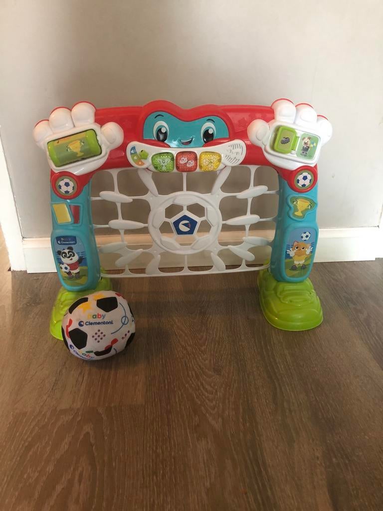 Baby Clementoni Voetbaldoel met Geluid en Licht, Ophalen, Zo goed als nieuw, Overige typen, Met licht