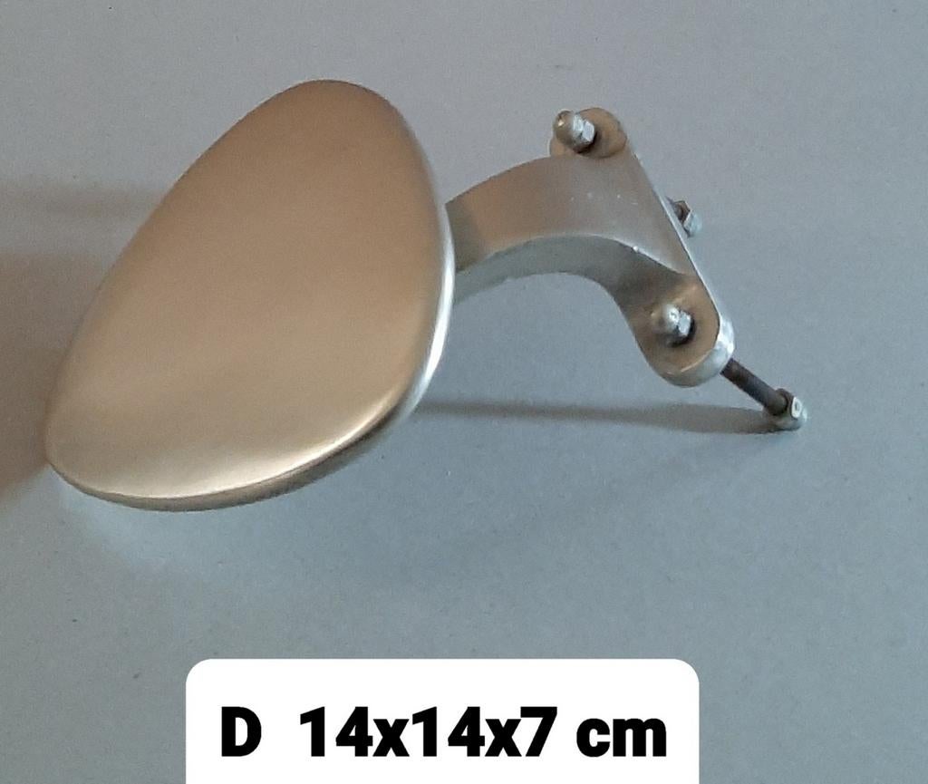 Retro deurgreep aluminum, Ophalen of Verzenden, Huis en Inrichting