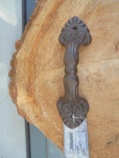 GIETIJZEREN DEURHANDVAT NOSTALGIE NIEUW, Ophalen of Verzenden