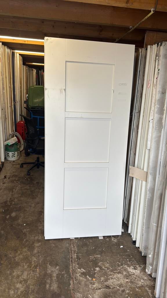 Paneeldeur 88x211.5 cm nr 128, Doe-het-zelf en Verbouw, Deuren en Horren, Ophalen, 80 tot 100 cm, Binnendeur, Nieuw