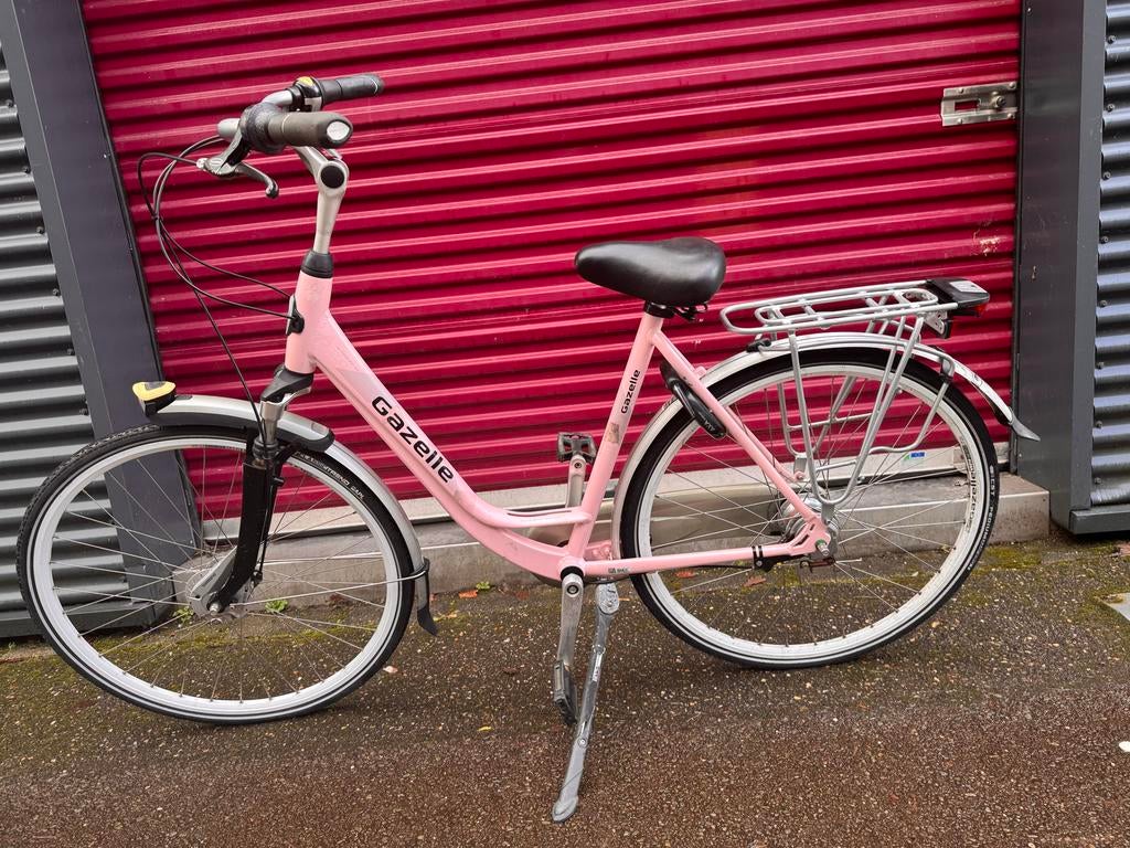 Gazelle Damesfiets - Oranje/Roze, Fietsen en Brommers, Fietsen | Dames | Damesfietsen, Versnellingen, Ophalen of Verzenden, Gazelle
