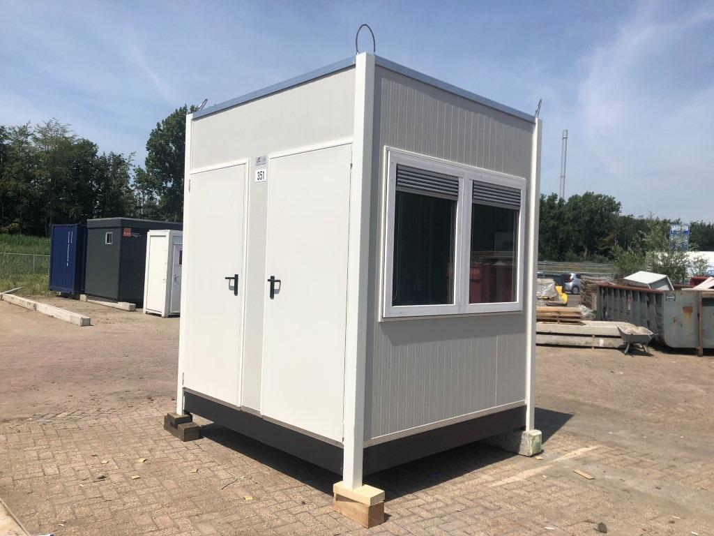 Gebruikte Kantoorunit 2,6 x 2,4 m – 2 ruimtes, met hijsogen, Zakelijke goederen, Machines en Bouw | Keten en Containers, Ophalen of Verzenden