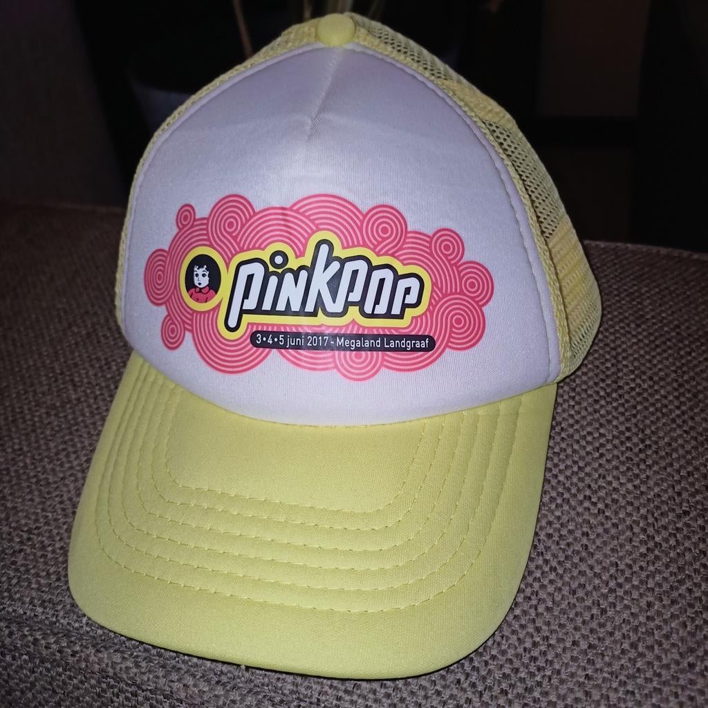 Pinkpop 2017 geel petje. Nilton's., Nilton's, One size fits all, Ophalen of Verzenden, Pet