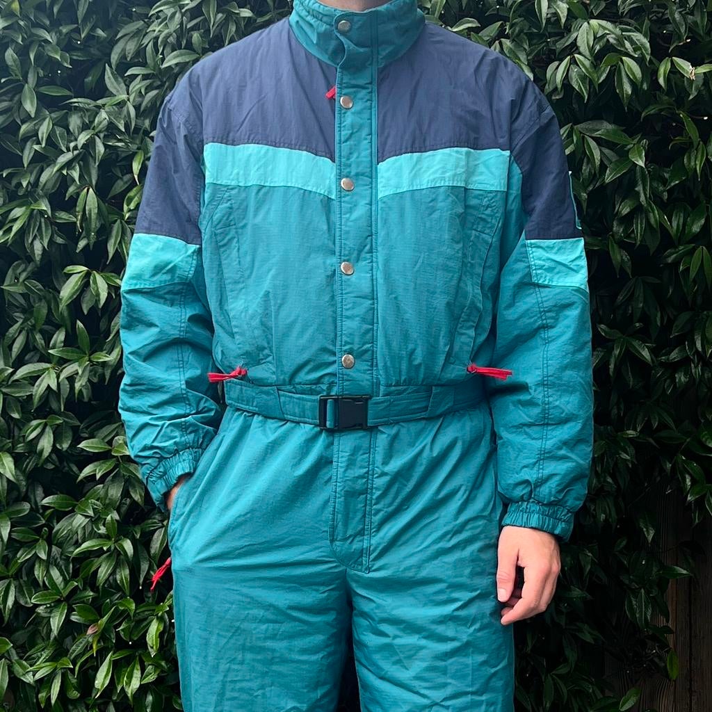 Vintage Retro Skipak (L), Kleding | Heren, Wintersportkleding, Ophalen of Verzenden, Gedragen, Maat 52/54 (L), Pak