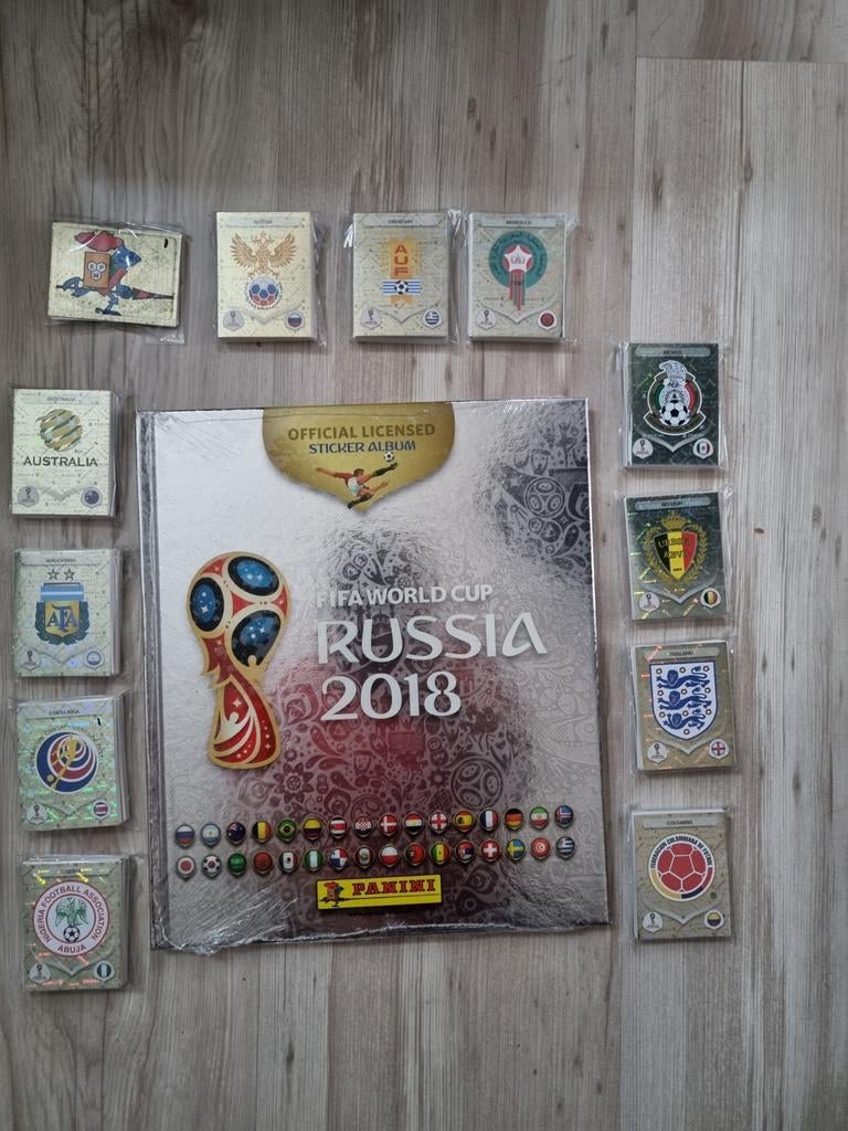 Panini Platinum Hardcover Wk 2018 + complete set, Ophalen of Verzenden, Zo goed als nieuw