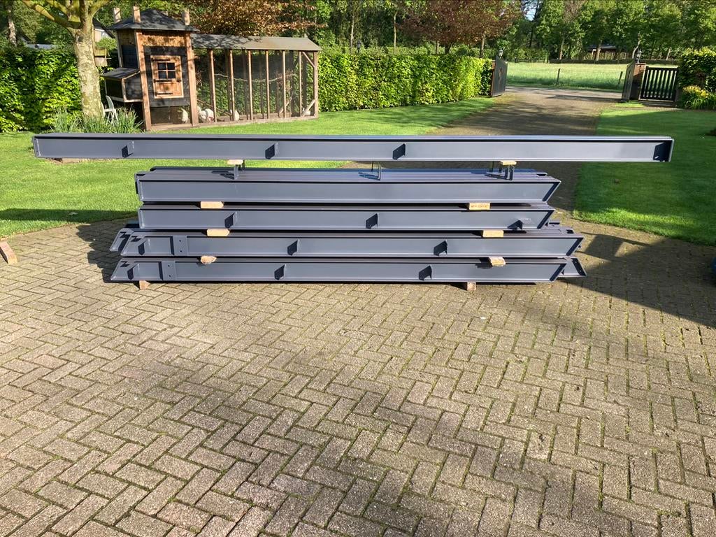 Spanten 6mtr breed x 12-13-14-15-16mtr lang, Doe-het-zelf en Verbouw, Metalen, Ophalen of Verzenden, Nieuw, IJzer