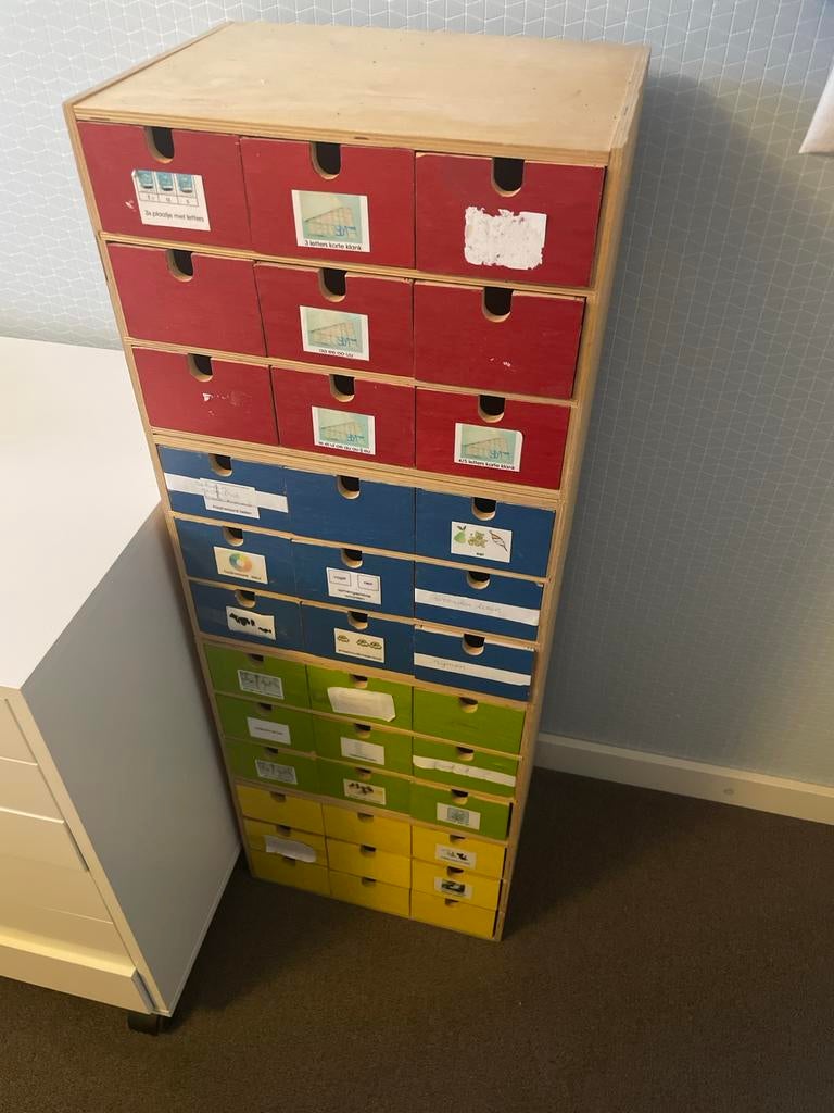 Moppe kastjes op achterwand, Ophalen, Minder dan 50 cm, Gebruikt, Minder dan 25 cm