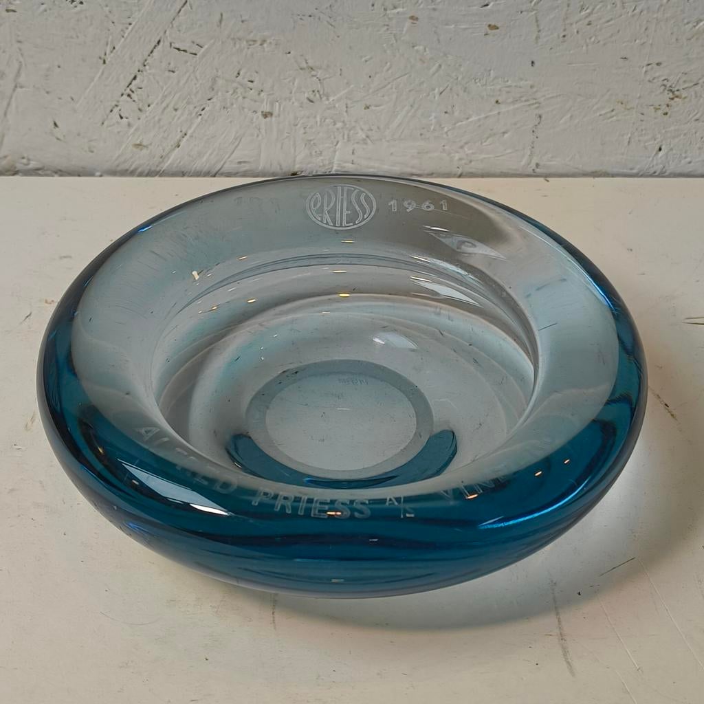 Per Lütken voor Holmegaard schaal 1961 gesigneerd, Ophalen of Verzenden