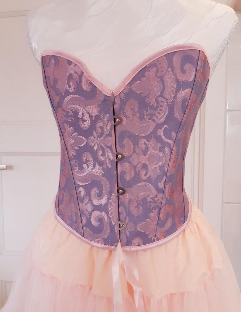 Vintage corset lavendel, Overige kleuren, Verzenden, Nieuw, Zonder mouw