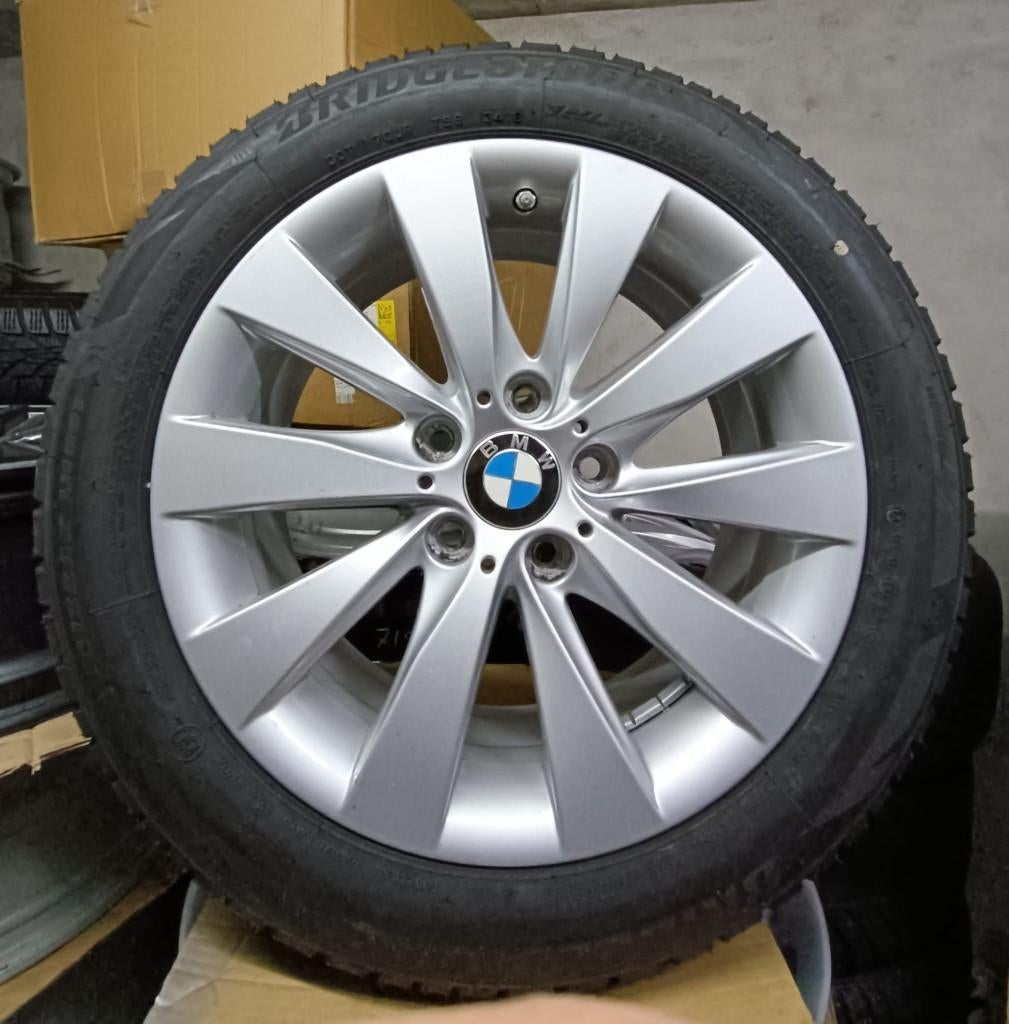bmw 3 serie 4 serie f30 f31 f36 winterbanden 413 17 inch, Gebruikt, Jhvelgen@gmail.com, Banden en Velgen, 17 inch