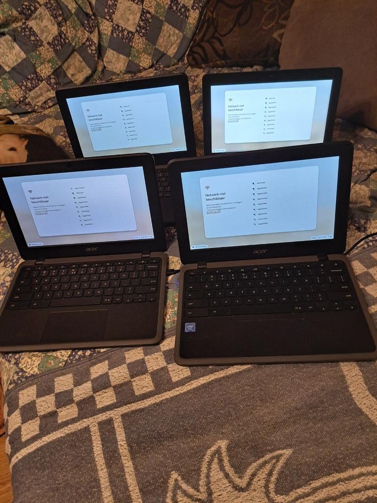 Acer Chromebooks - 4 stuks - Getest en klaar voor gebruik, Computers en Software, Chromebooks, Qwerty, Ophalen of Verzenden, 32 GB of minder
