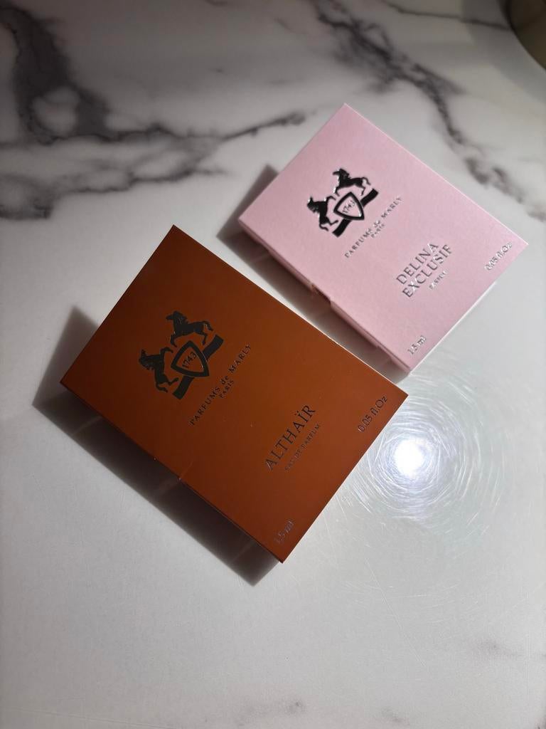 Testers - Parfums De Marly Delina Exclusiv en Althaïr, Ophalen of Verzenden