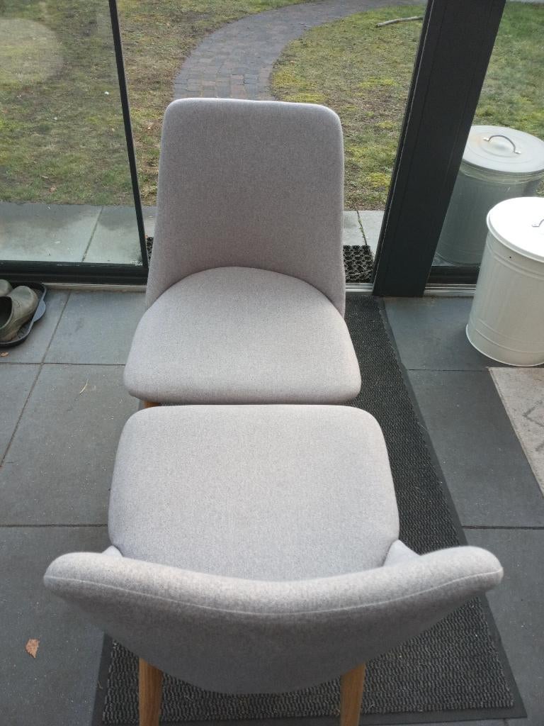 2 KUIPSTOELTJES, Huis en Inrichting, Stoelen, Zo goed als nieuw, Twee, Grijs, Ophalen