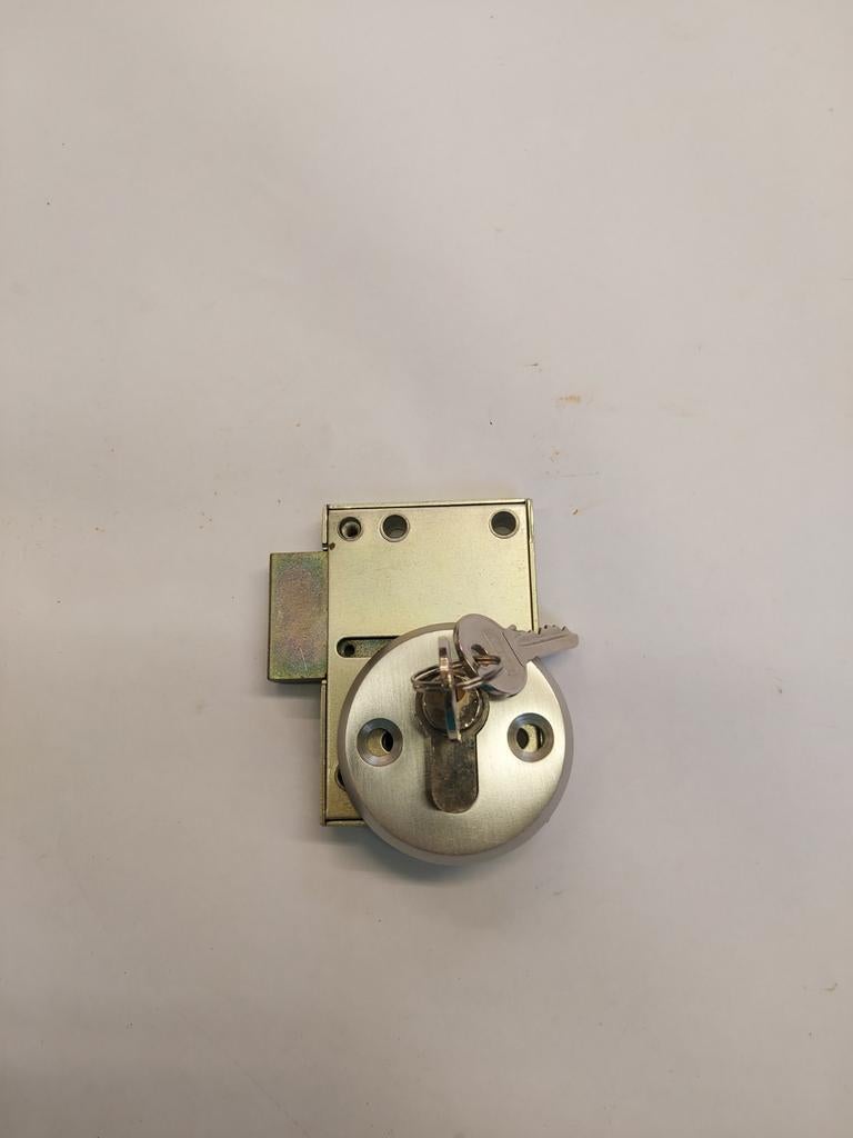 Slot achteropleg cilinderslot, Ophalen of Verzenden, Nieuw, Rvs, Slot