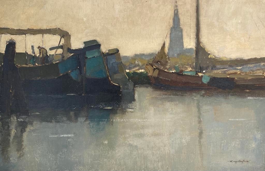 Impressionisme: Jan Knikker sr. - Montelbaanstoren Amsterdam, Ophalen