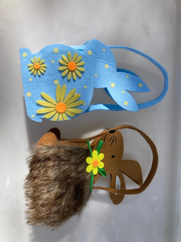 Paaseieren mandjes stof, Ophalen of Verzenden, Zo goed als nieuw