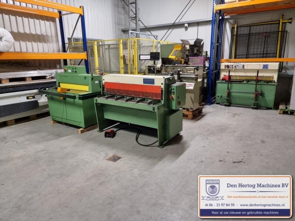 JORG 4052 1300x4mm schaar knipschaar knipbank plaatschaar, Ophalen, Gebruikt