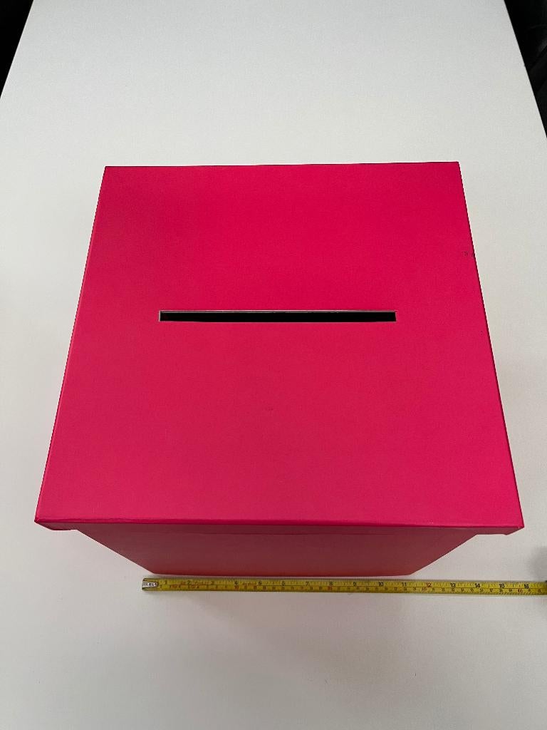 Enveloppendoos felroze (opvouwbaar), Hobby en Vrije tijd, Ophalen, Gebruikt, Overige typen, Overige