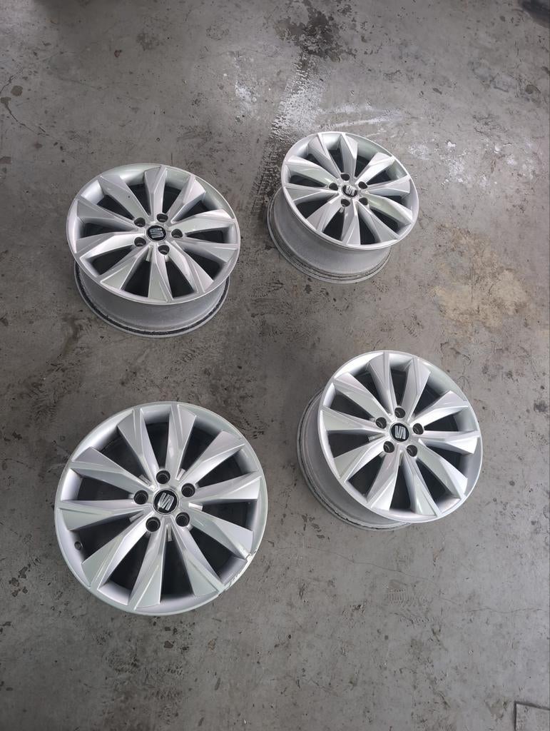 Seat Velgen 17 inch 7J ET45 5x112, Ophalen, Gebruikt, Velg(en), 17 inch