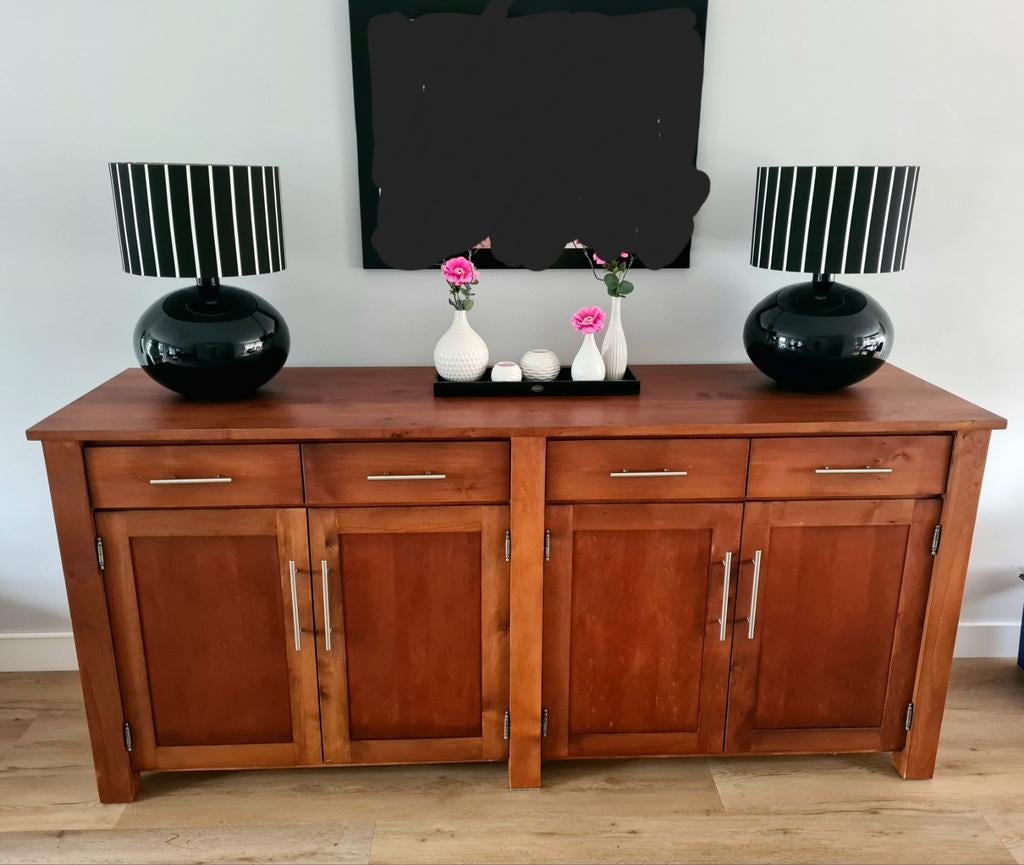 Mooi Dressoir kersen in de olie., Ophalen of Verzenden, 50 tot 75 cm, 200 cm of meer