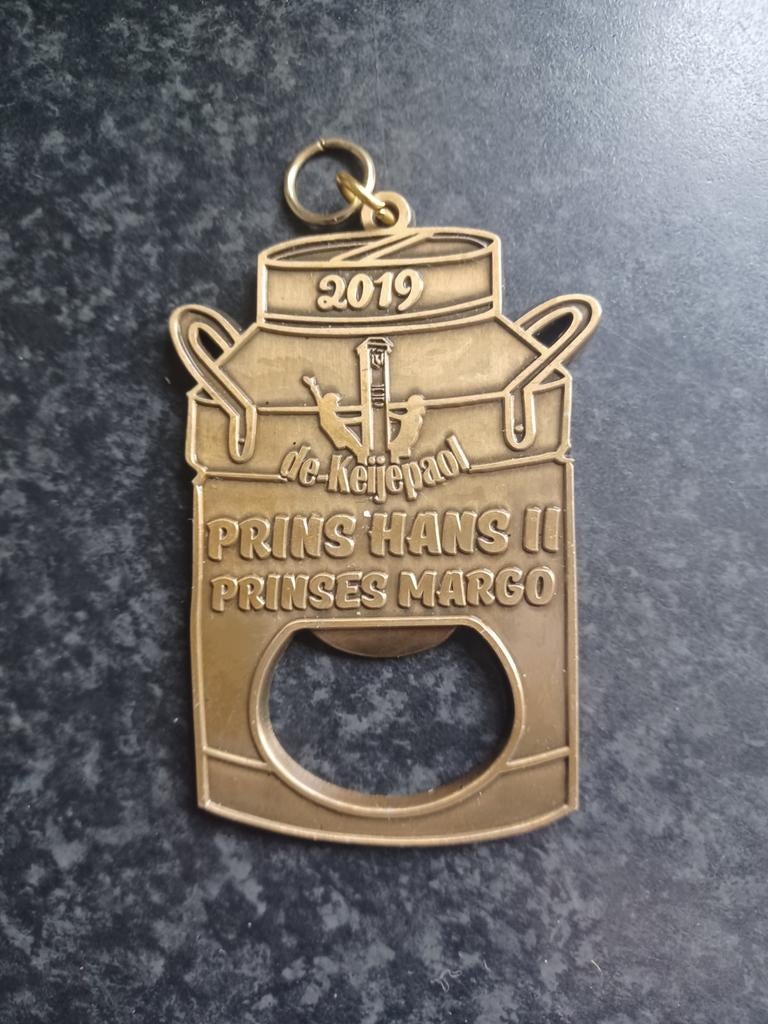 Carnaval medaille onderscheiding de Keijepaol 2019 Someren, Ophalen, Overige materialen, Nederland