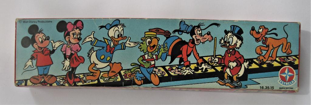 Dominospel 1968 Donald Duck Disneyland, Antiek en Kunst, Verzenden