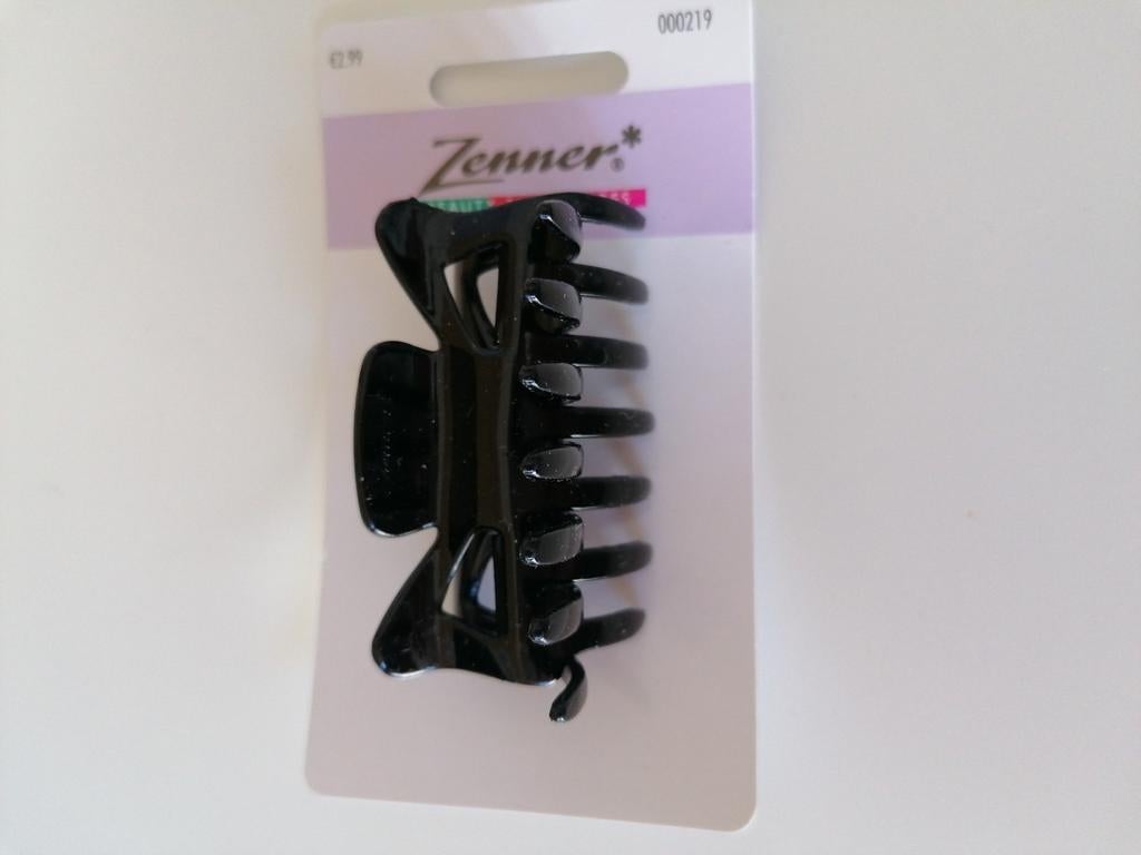 Zenner haarklem zwart, Ophalen of Verzenden, Nieuw, Haarspeld