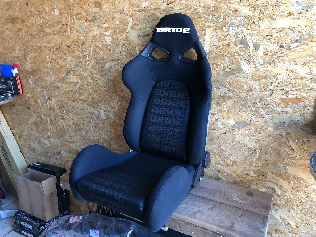 Bride Cuga kuipstoel sportstoel autostoel schaalstoel Zwart, Auto diversen, Ophalen of Verzenden